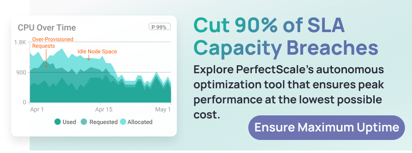 Cut 90% of SLA Capacity Breaches. Try PerfectScale for Free